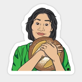 Kim’s Convenience Umma Big Round Crusty Loaf Sticker